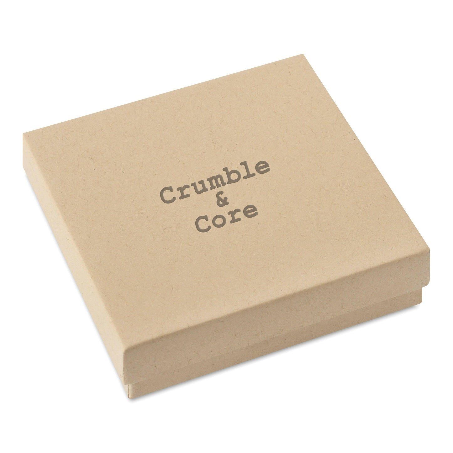 Sterling Silver Drop Stud Earrings Gift Set on Floral Card with Box - Crumble and Core