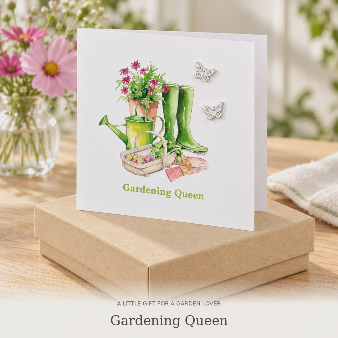 Sterling Silver Stud Earrings – Garden Queen Gift Boxed Butterfly Jewellery