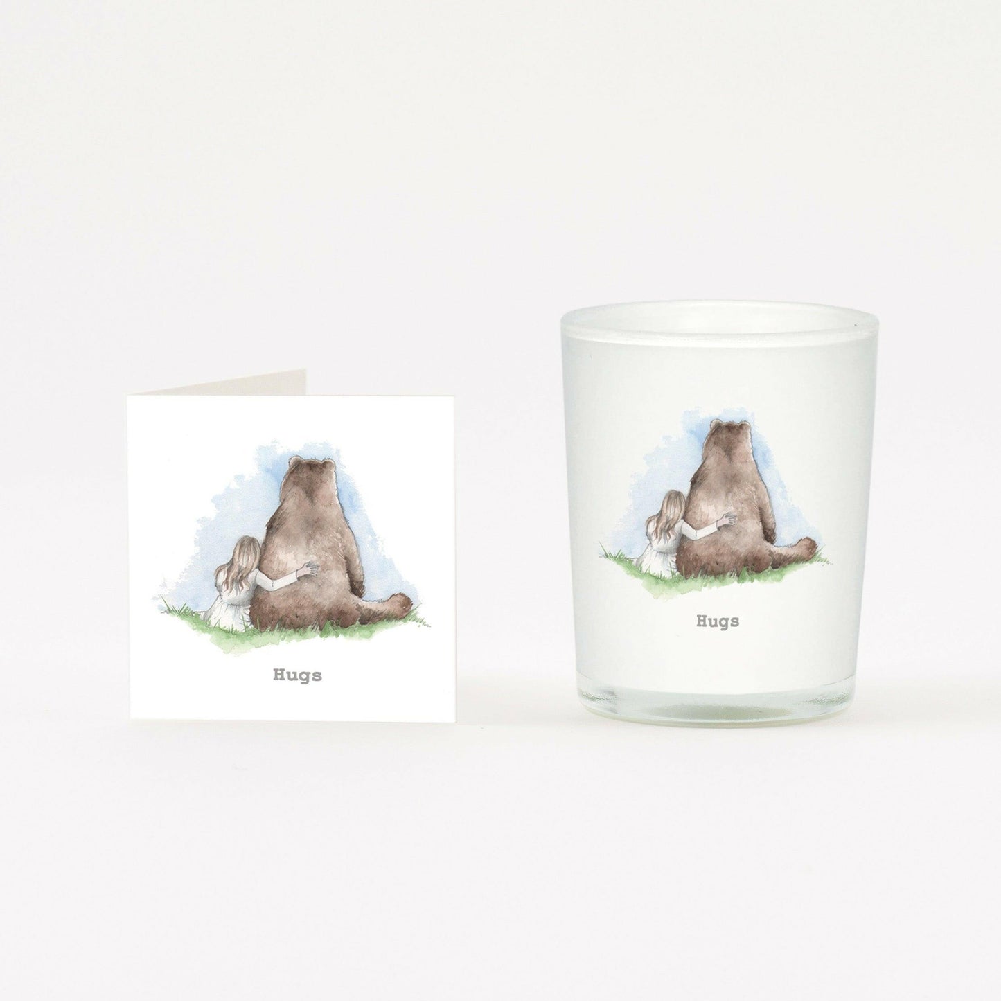 Bear Hugs Boxed Candle Card - Perfect Gift for Any Occasion - Crumble and Core