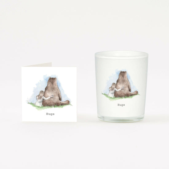 Bear Hugs Boxed Candle Card - Perfect Gift for Any Occasion - Crumble and Core